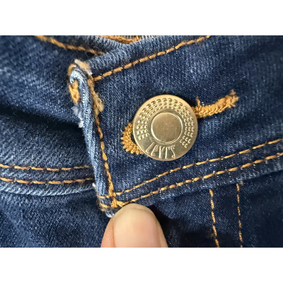 Levis Jeans Womens 1/25 Blue Skinny Low Rise Demi Curve Stretch Denim Pants - Picture 5 of 9